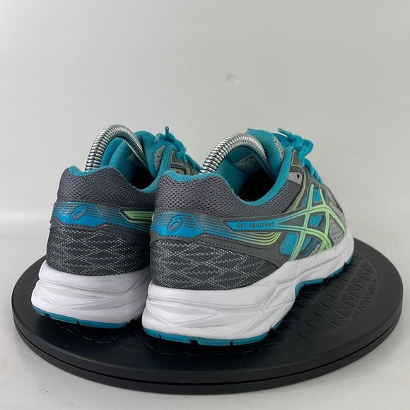 Asics Gel-Contend Gray/Blue Athletic Running Shoes T5F9N Women’s Size 8.5 - Picture 5 of 12